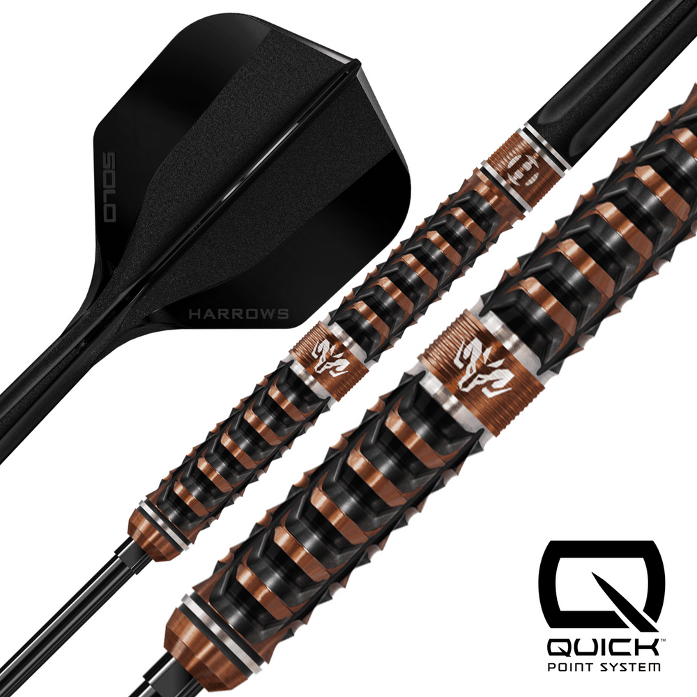 Harrows Wolfram Trinity QP Steel Tip Darts - 97% Tungsten alternate product view