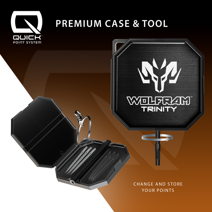 Wolfram Trinity QP Steel Tip Darts - 97% Tungsten