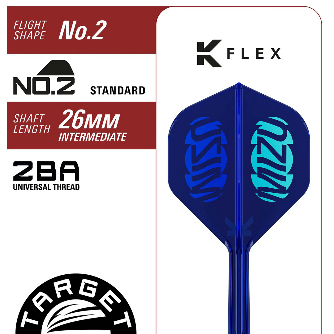 Mizu 01 Steel Tip Darts - 90% Tungsten