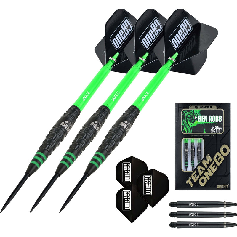 Ben Robb ‘Big Rig’ V2 Steel Tip Darts - 90% Tungsten from On Point Darts