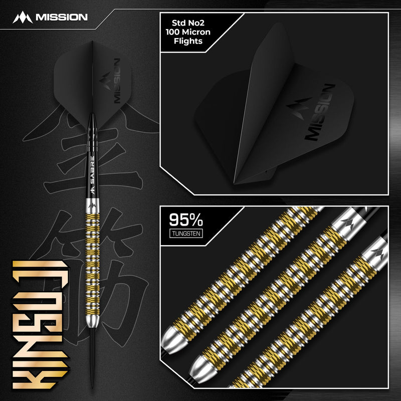 Kinsuji Steel Tip Darts - 95% Tungsten