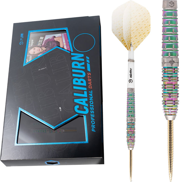Raine Rainbow Coating Steel Tip Darts - 95% Tungsten from On Point Darts