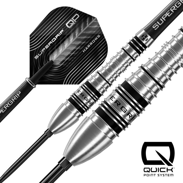 Supergrip Bomb QP Steel Tip Darts - 90% Tungsten