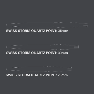 Swiss Storm Quartz Steel Tip Points from On Point Darts