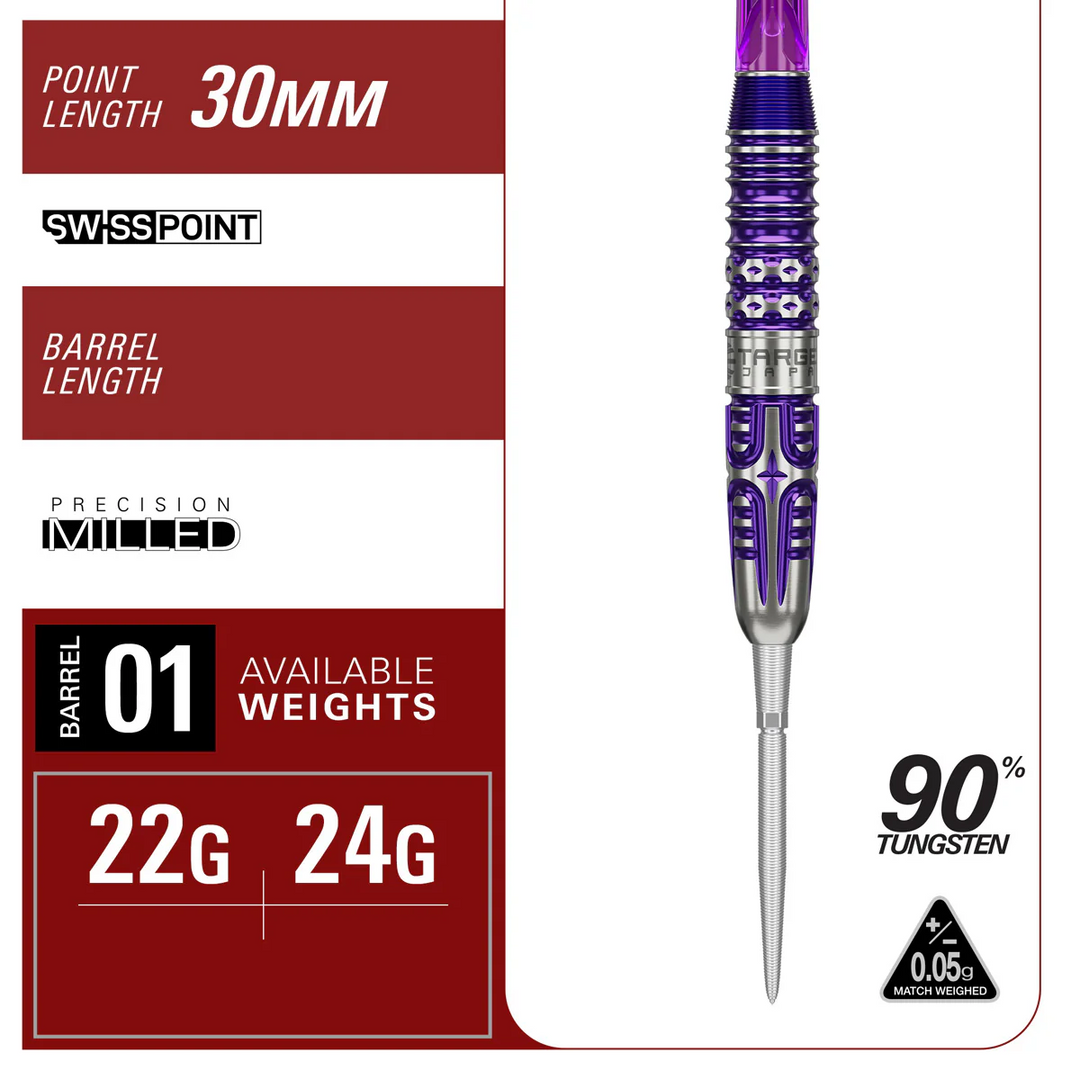 Kasumi Sato Endeavour G3 Steel Tip Darts - 90% Tungsten