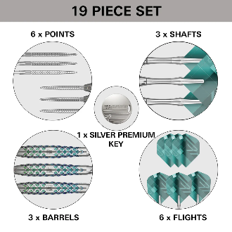 Rove 02 Steel Tip Darts - 90% Tungsten from On Point Darts