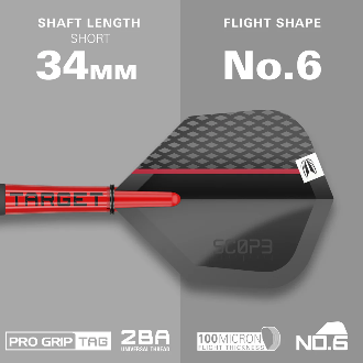 Scope 02 Steel Tip Darts - 90% Tungsten from On Point Darts