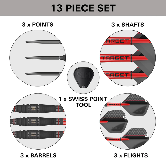 Scope 03 Steel Tip Darts - 90% Tungsten