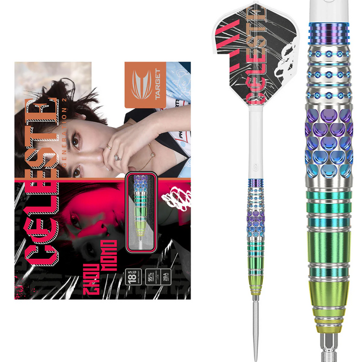 Celeste G2 Steel Tip Darts - 95% Tungsten