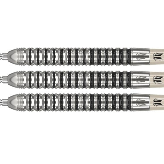 Target EXO 01 Steel Tip Darts 90% Tungsten — three dart barrels