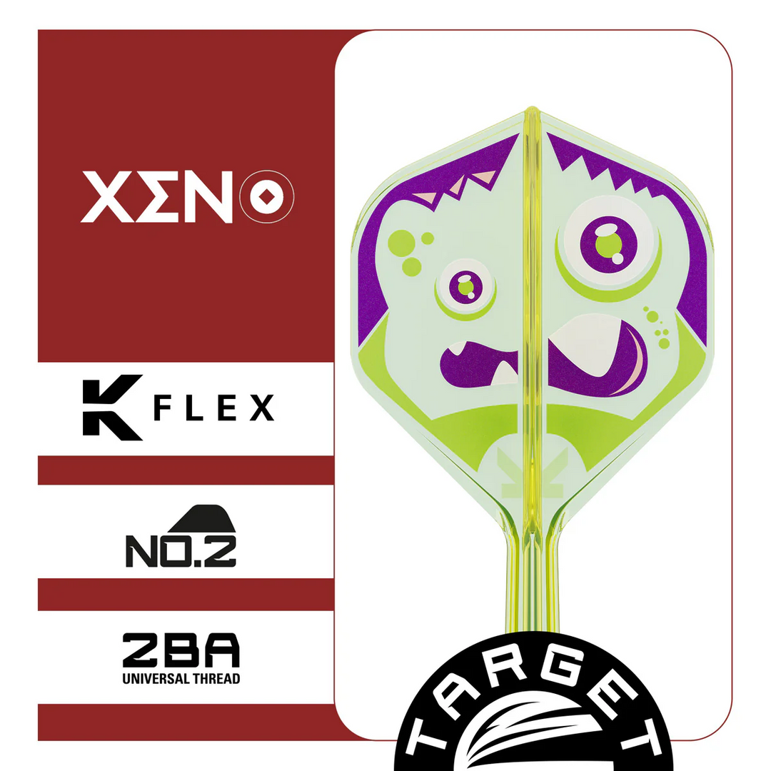 Target Japan Motomu Sakai Xeno Flex No.2 — integrated flight and shaft specifications