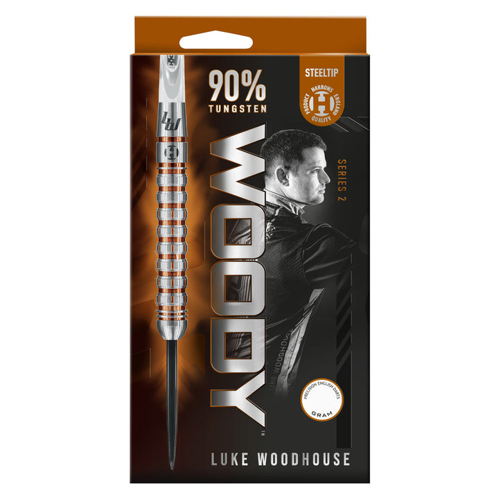 Luke Woodhouse ‘Woody’ v2 Steel Tip Darts - 90% Tungsten