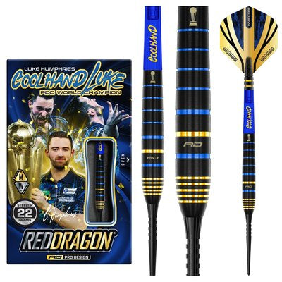 Luke Humphries TX4 Avenger Steel Tip Darts - 90% Tungsten
