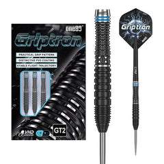 Griptron GT2 Steel Tip Darts - 90% Tungsten