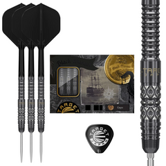 Black Marque Creed Steel Tip Darts - 90% Tungsten