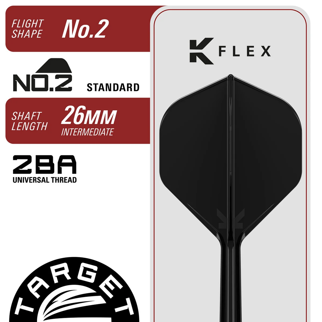 Target Japan Black Marque Creed Steel Tip Darts 90% Tungsten — integrated flight and shaft specifications