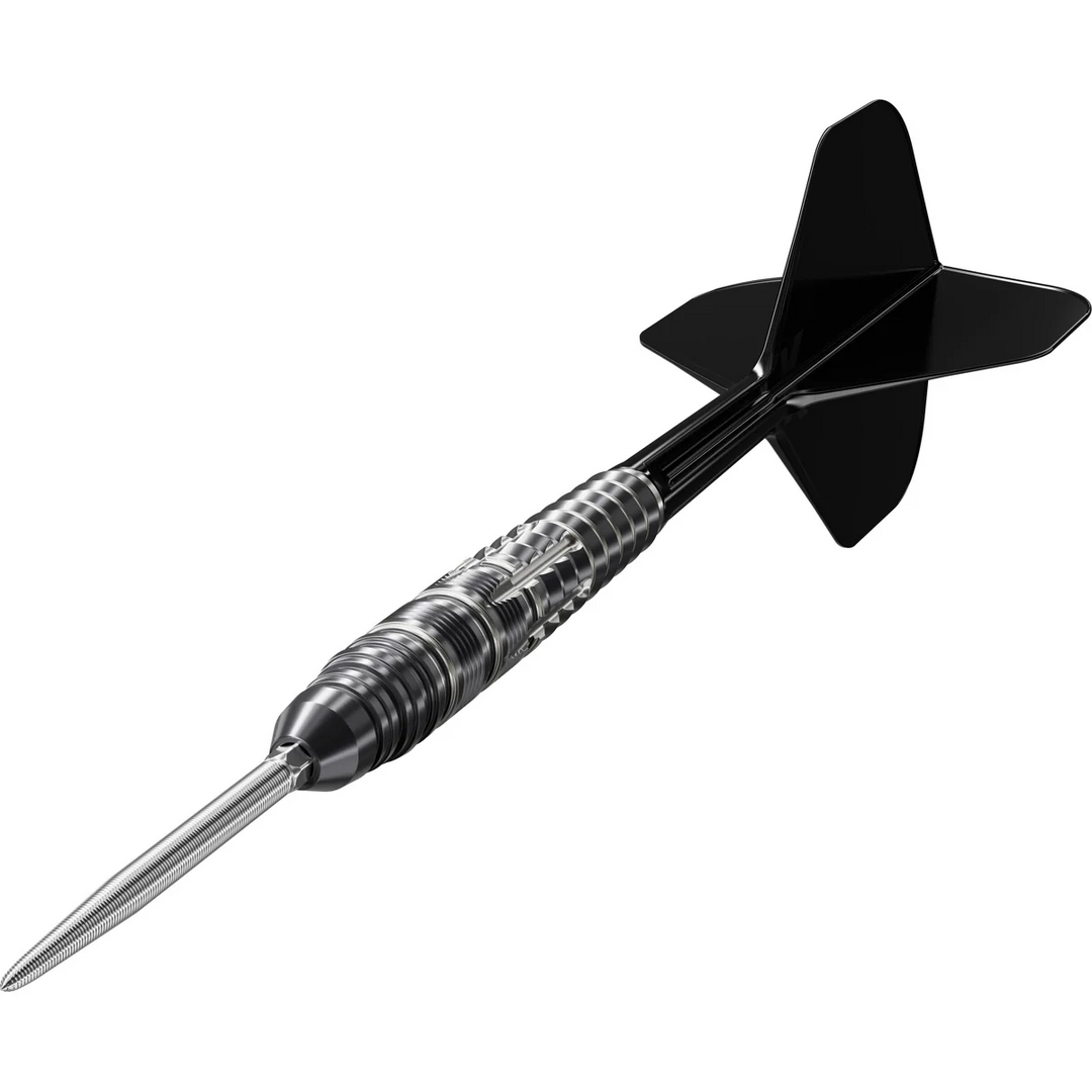 Target Japan Black Marque Blaze Steel Tip Darts 90% Tungsten — assembled dart