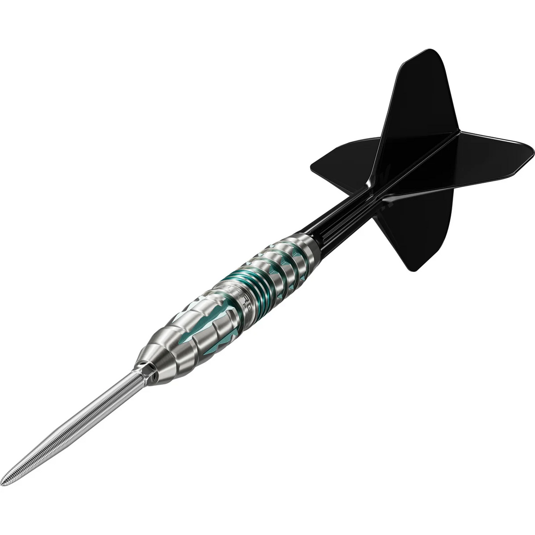 Target Japan Black Marque Pierce Steel Tip Darts 90% Tungsten — assembled dart