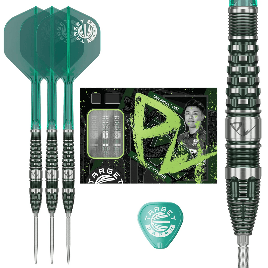 Tan Phuay Wei PW G3 Steel Tip Darts - 90% Tungsten