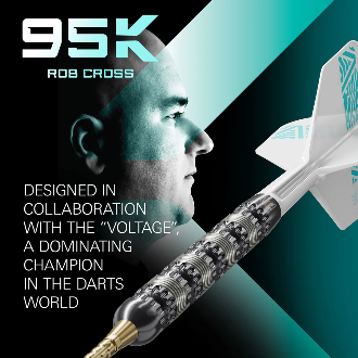 Rob Cross 95K Steel Tip Darts - 95% Tungsten from On Point Darts
