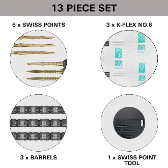 Rob Cross 95K Steel Tip Darts - 95% Tungsten from On Point Darts