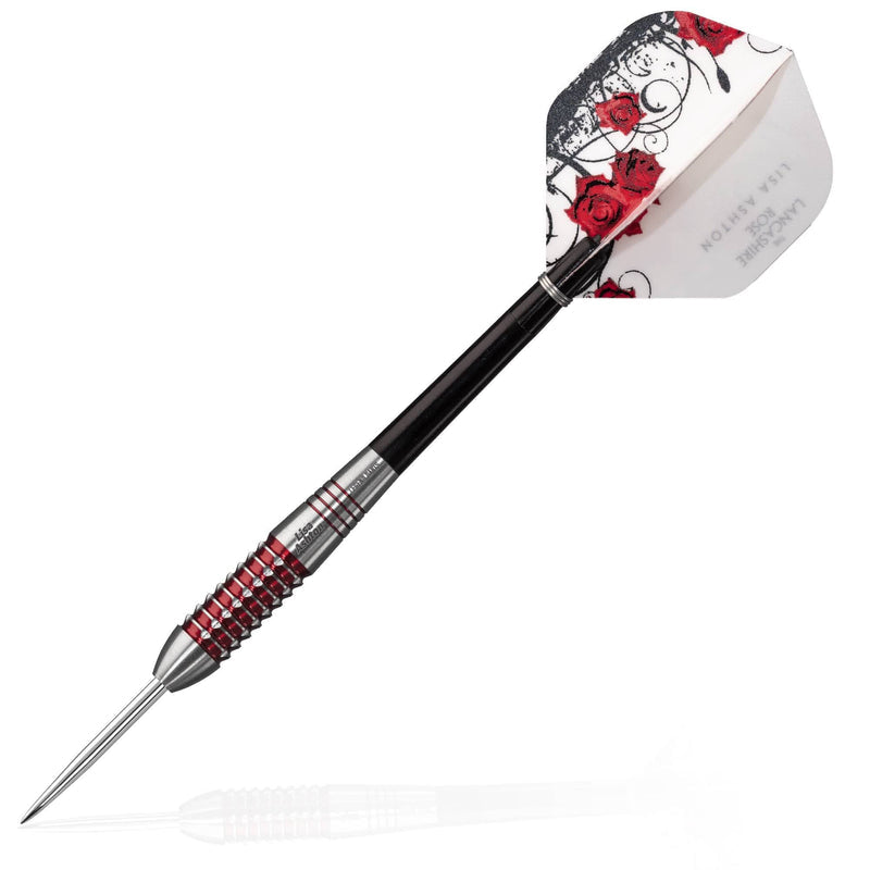 Lisa Ashton Lancashire Rose Steel Tip Darts - 90% Tungsten from On Point Darts