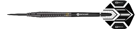 Black Ringed Steel Tip Darts - 90% Tungsten from On Point Darts