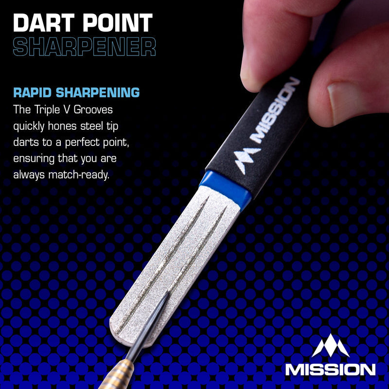 Diamond Point Sharpener - Blue / Large from On Point Darts