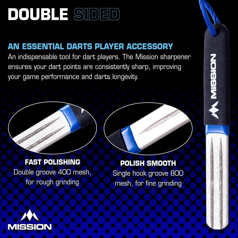 Mission Diamond Point Sharpener Blue / Large — point sharpener features
