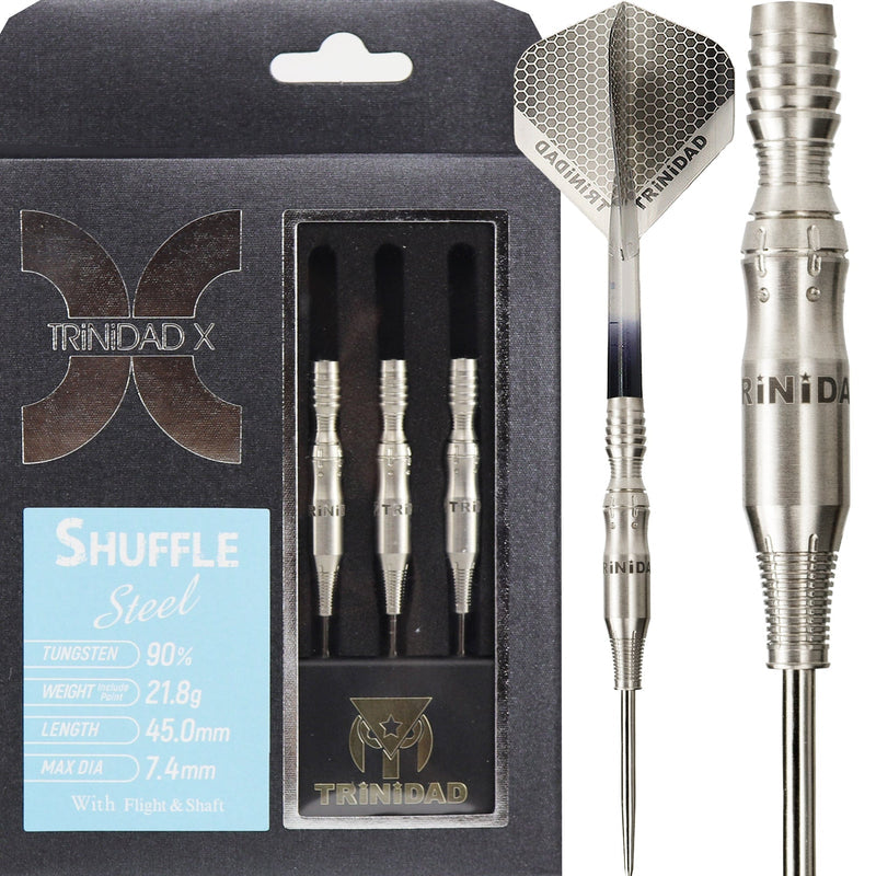 Shuffle Steel Tip Darts - 90% Tungsten from On Point Darts
