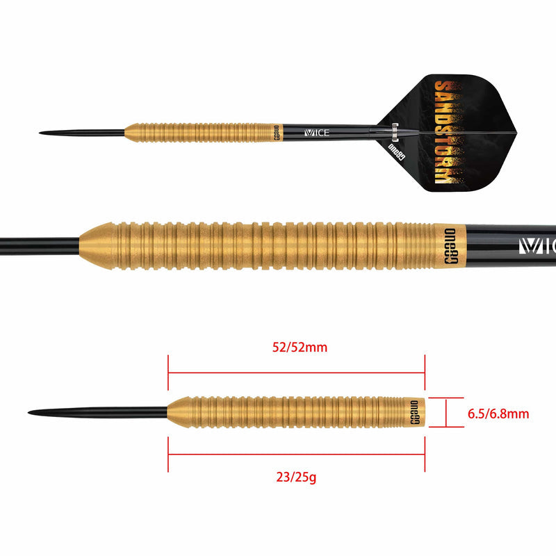 Sandstorm S3 Steel Tip Darts - 90% Tungsten from On Point Darts