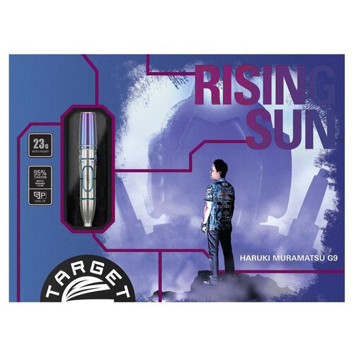 Haruki Maramatsu Rising Sun Smooth G9 Steel Tip Darts - 95% Tungsten