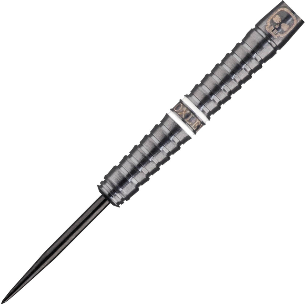 Loxley The Punisher 90% Tungsten Darts — barrel and grip close-up