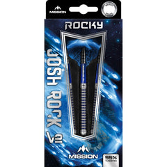 Mission Josh Rock 95% Tungsten Darts — retail packaging