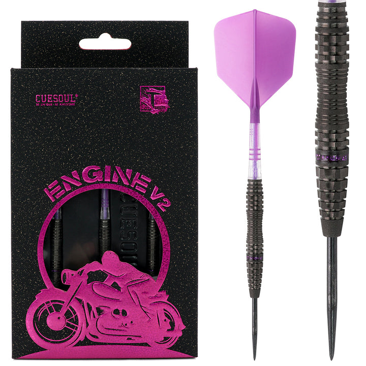 Cuesoul - Engine V2 Steel Tip Darts - 90% Tungsten