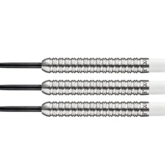 Loxley Featherweight Black Steel Tip Darts 90% Tungsten — three dart barrels