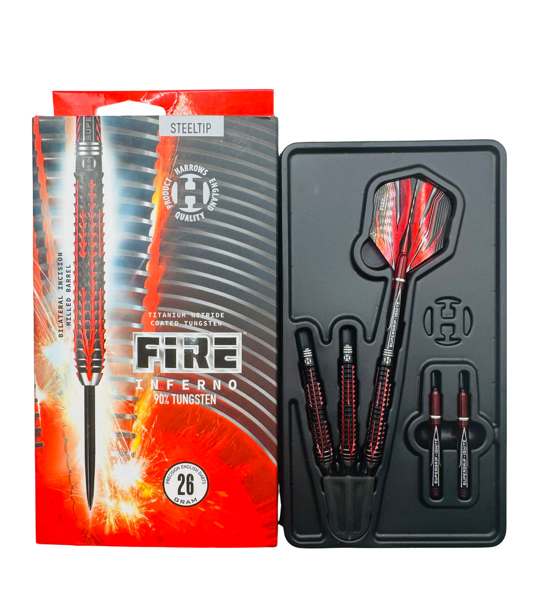 Harrows Fire Inferno 90% Tungsten 26g trade-in darts
