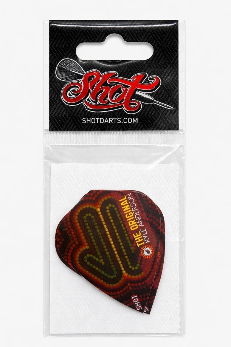 Shot Kyle Anderson Desert Boomer Kite Flight trade-in dart flights