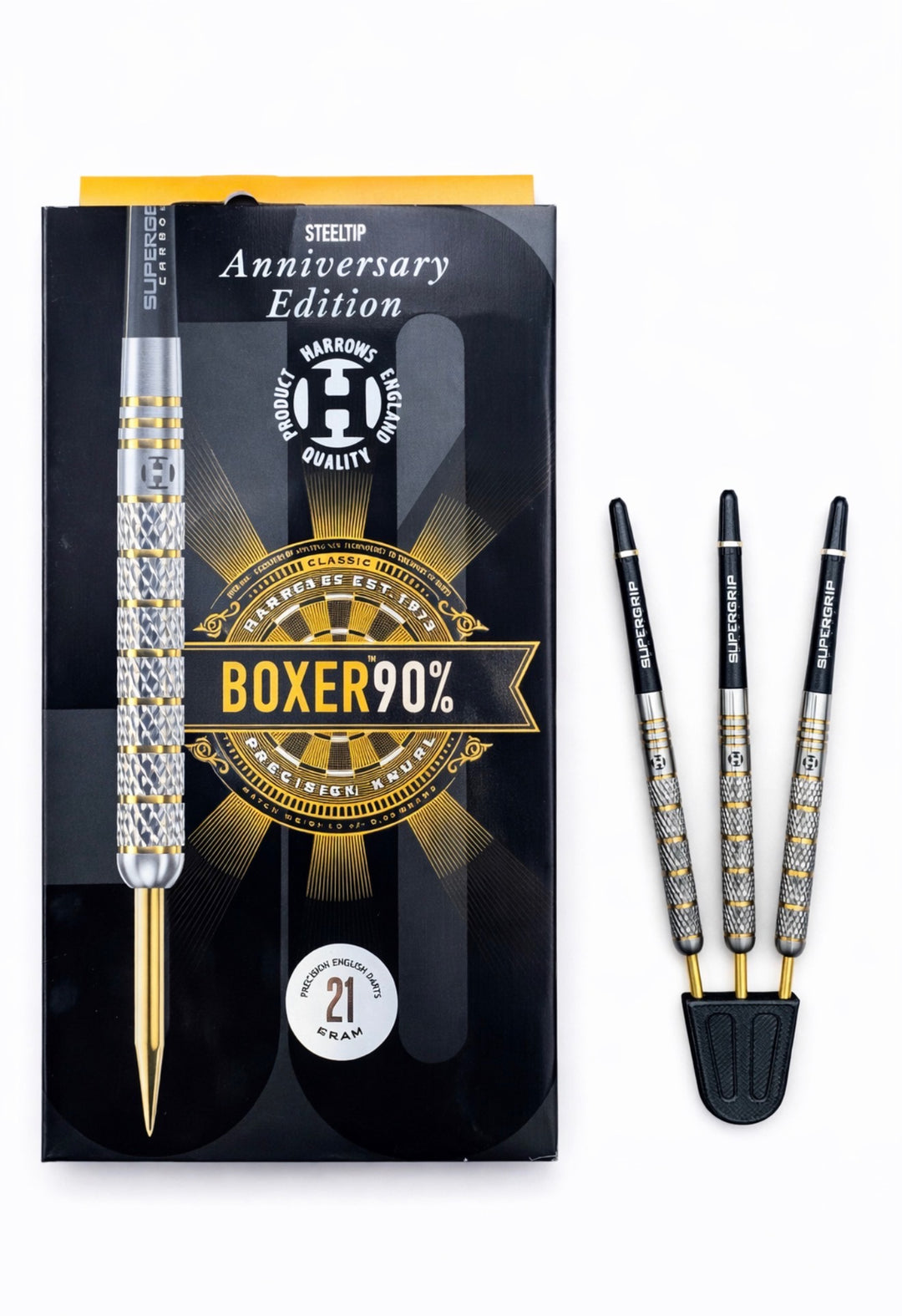 Harrows 50th Anniversary Boxer 90 % Tungsten  21g - Trade in Collection
