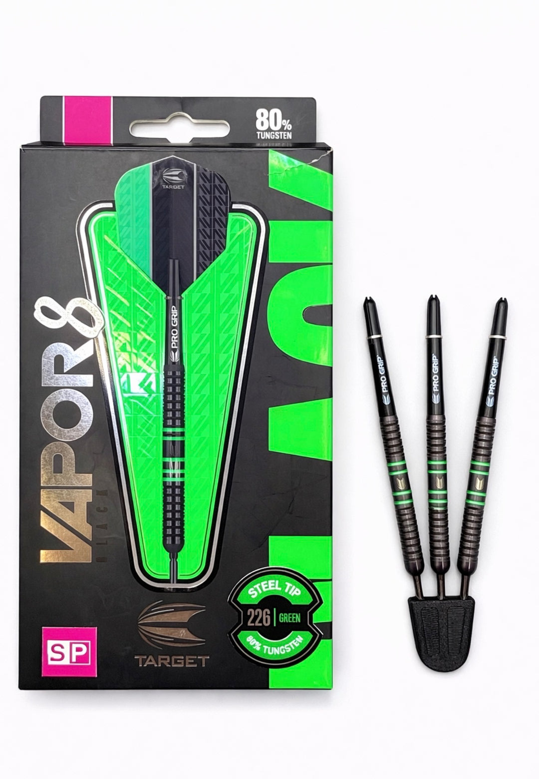 Target Vapour 8 Blackgreen SP 80% Tungsten 22g trade-in darts
