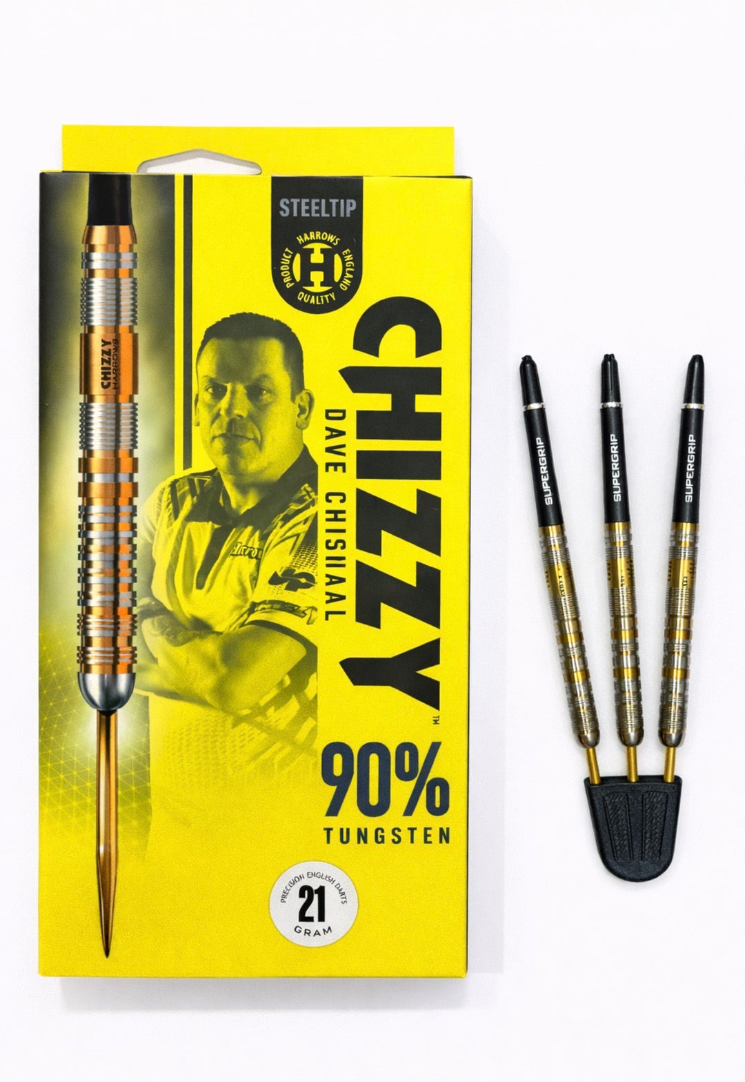 Harrows Dave Chisnall Chizzy Series 2 90% Tungsten 21g trade-in darts