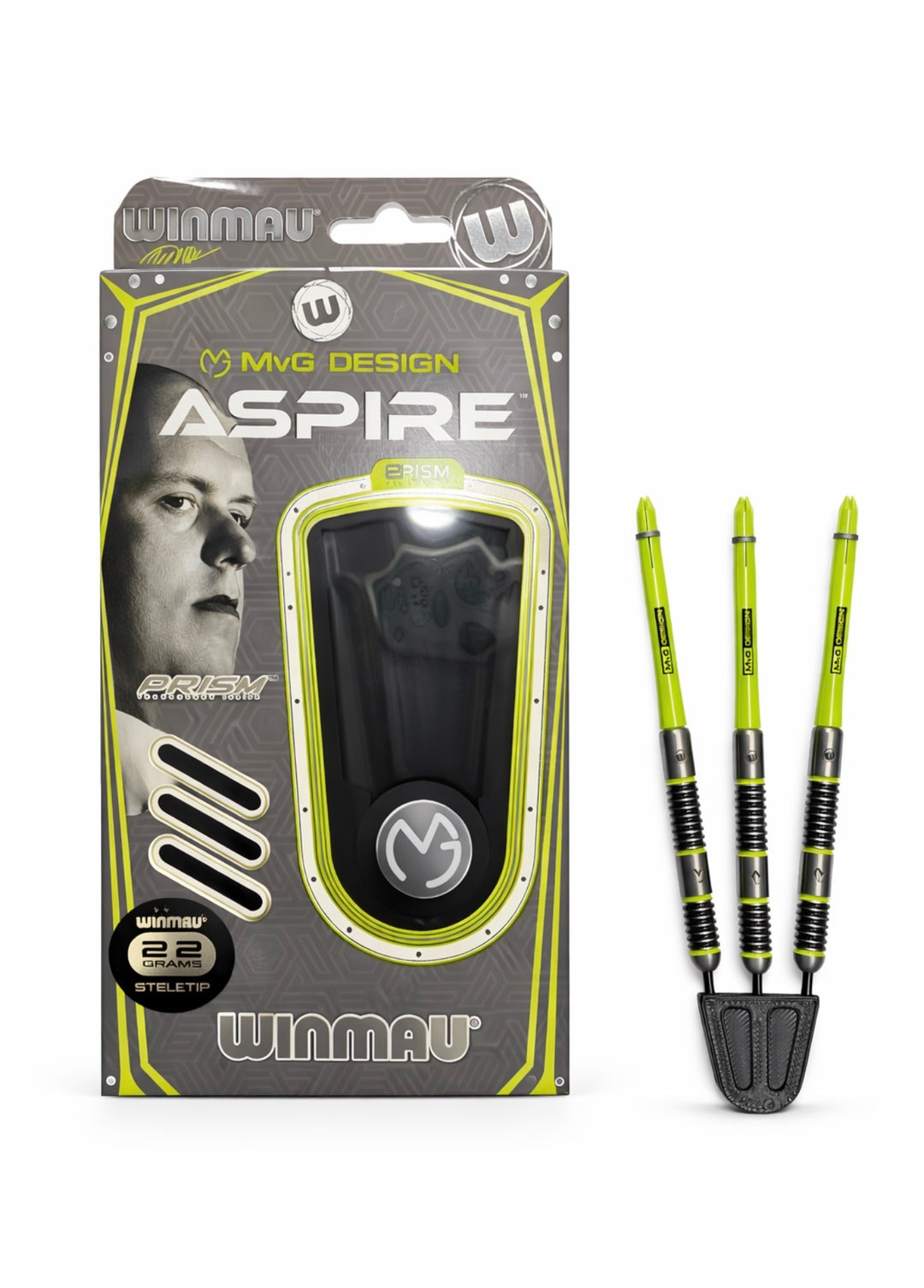 Winmau MVg Aspire 80% Tungsten 22g trade-in darts