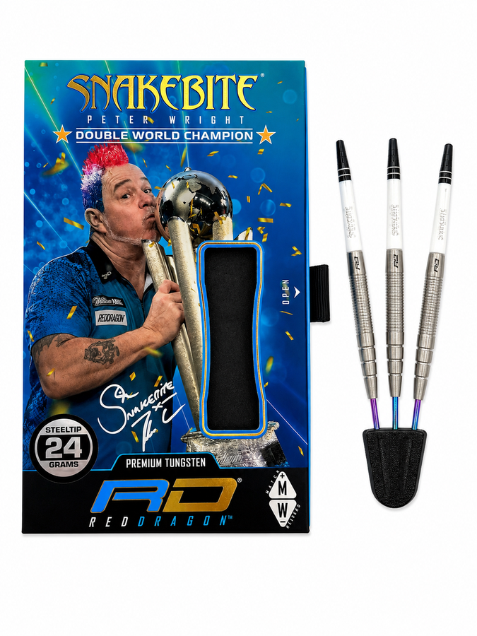 Red Dragon Peter Wright Snakebite PL15 90% Tungsten 24g - Trade in Collection
