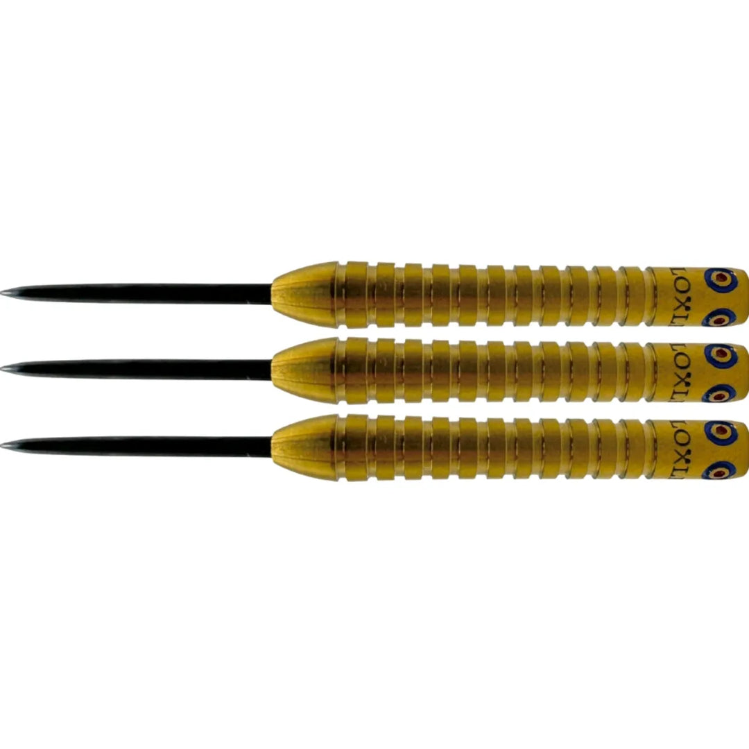Loxley Scott Baker Steel Tip Darts 90% Tungsten — three dart barrels