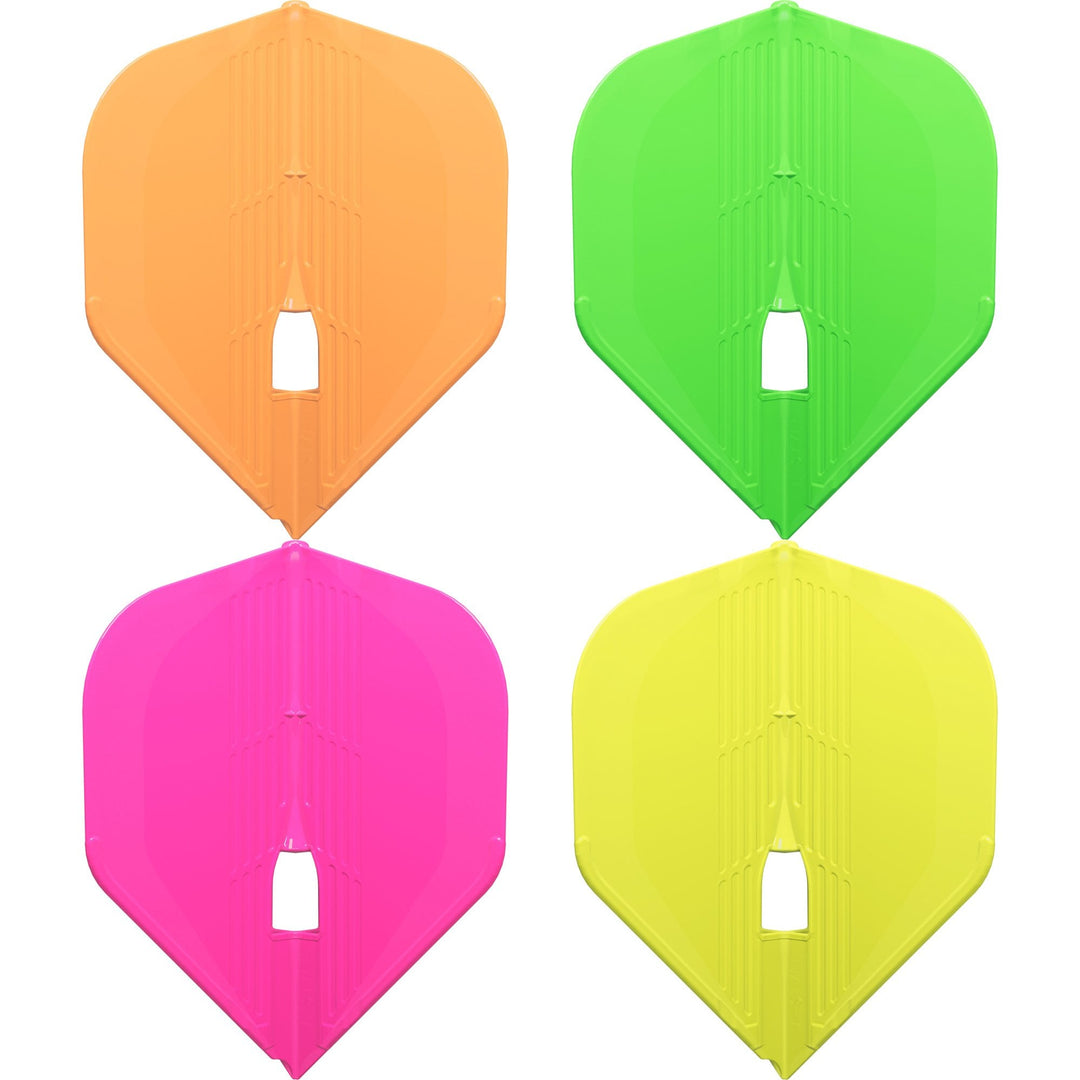 L-Style Kami L Flights Champagne Ring L1 Neon Standard — flight colour options