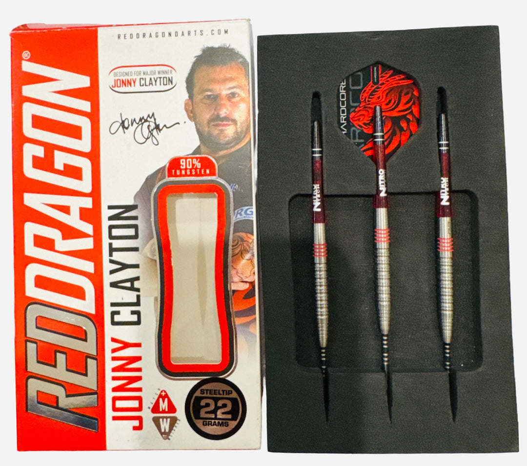 Red Dragon Jonny Clayton Darts 22g - Trade In Collection