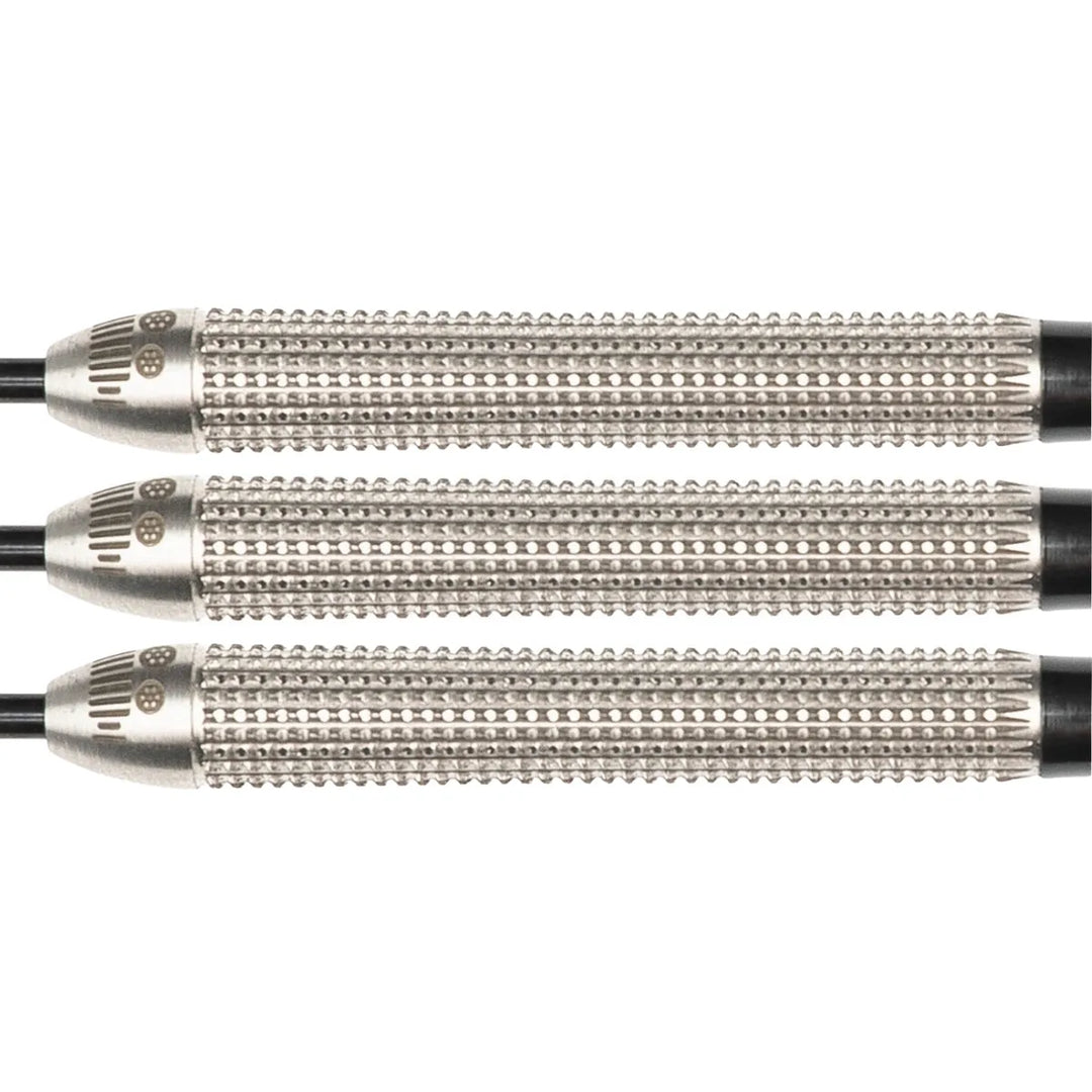 Reel Torture Steel Tip Darts 90% Tungsten — three dart barrels