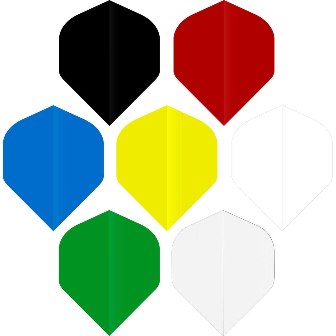 Ruthless Solid Poly Plain Standard No.2 Dart Flights — flight colour options