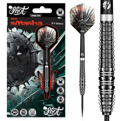 Shot Gnarly Smasha Steel Tip Darts - 90% Tungsten 24g
