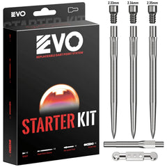 Caliburn Evo Dart Points Starter Kit — points, adapters, tool and packaging